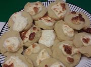 Una foto de ñoquis de semolin con huevo