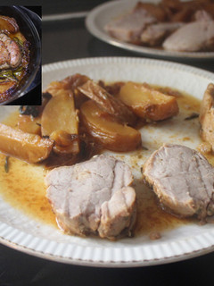 Una foto de Solomillo al horno con patatas