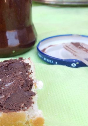 Una foto de Nutella casera !!😍