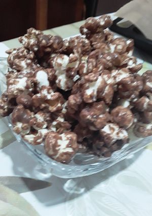 صورة لوصفة بوب كورن الشوكولاتة 🍿🍿
