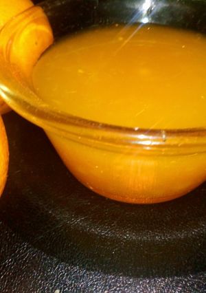 Una foto de Coulis de naranja