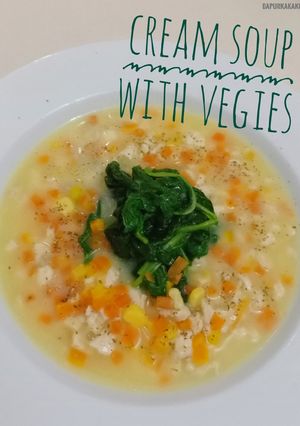 Foto resep Chicken Cream Soup #sop ayam