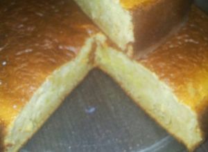 Una foto de Torta de limón sin mantequilla