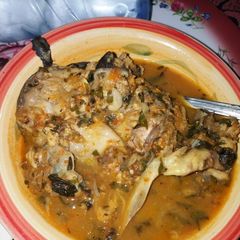 A picture of Spicy Catfish Peppersoup.
