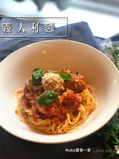 肉球義大利麵 的食譜成品照片
