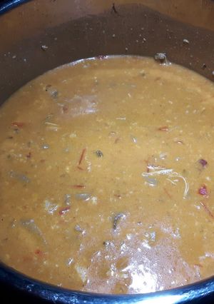 A picture of Instant Pot "New World" Chicken Paprikash.