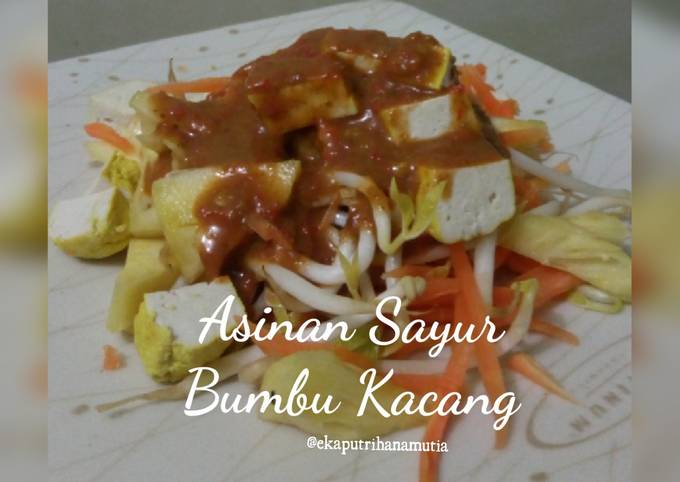 Resep Asinan Sayur Bumbu Kacang Oleh Eka Putri Hanamutia Cookpad