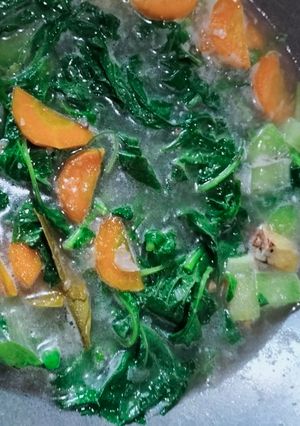 Foto resep Bobor bayam labu siam