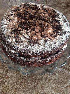 صورة لوصفة تارت بطبقتين 🍰🍫