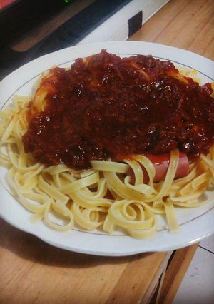 Foto resep Fettucine Bolognese