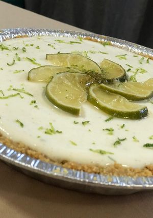 Una foto de Pie de limón y queso