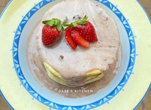 Foto resep Fluffy Pancake + Saus Goldenfil