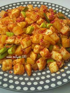 Foto resep Sambal goreng kentang putih telur