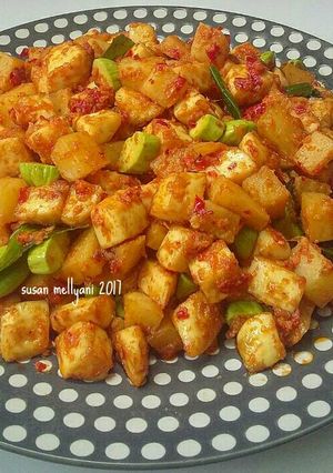 Foto resep Sambal goreng kentang putih telur