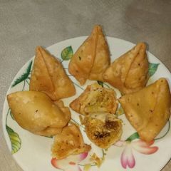 A picture of Dryfruits stuff mini samosa.