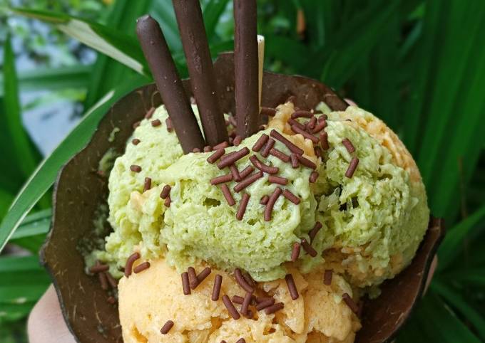 Resep Ice Cream praktis n lembut (tanpa mixer) oleh Netz Resep Ice Cream praktis n lembut (tanpa mixer) oleh Netz