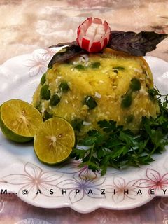 عکسی از دستور پوره سیب زمینی و تخم مرغ