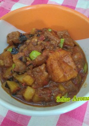 Foto resep Sambel Goreng Krecek Kentang Tahu Pete