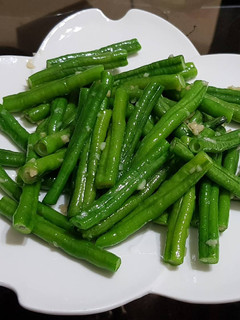 蒜炒長豆(簡單煮)(家常菜) 的食譜成品照片