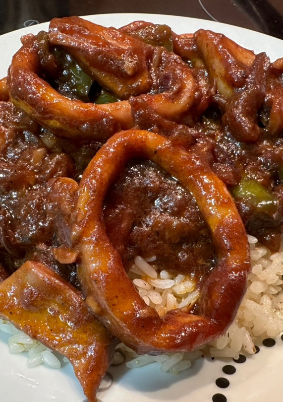 Una foto de Calamares a la riojana