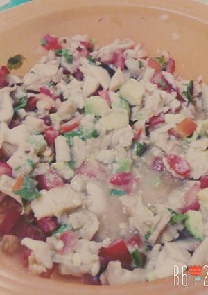 Una foto de Ceviche de setas