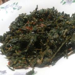 Clotolaria and mrenda (traditional vegetables) A picture of Clotolaria and mrenda (traditional vegetables).