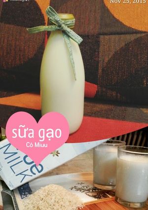 Hình của món Sữa gạo Việt Nam.