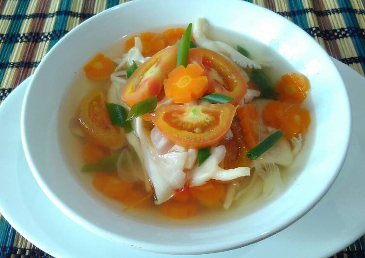 Resep Sup Jamur Tiram Putih Anti Gagal