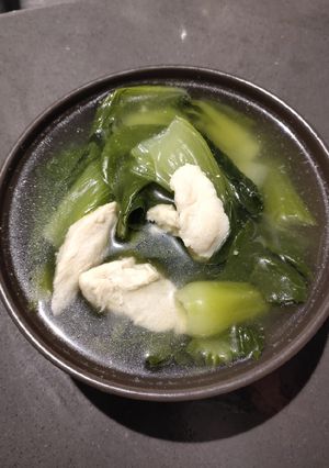 A picture of Bokchoy Soup.