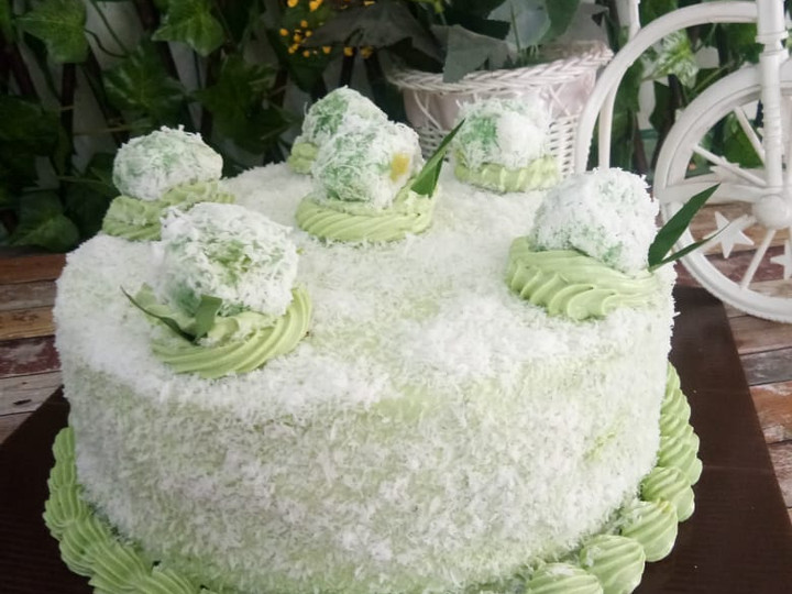 Resep Klepon cake Anti Gagal