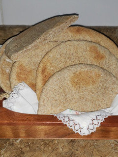 Una foto de Pan pita integral