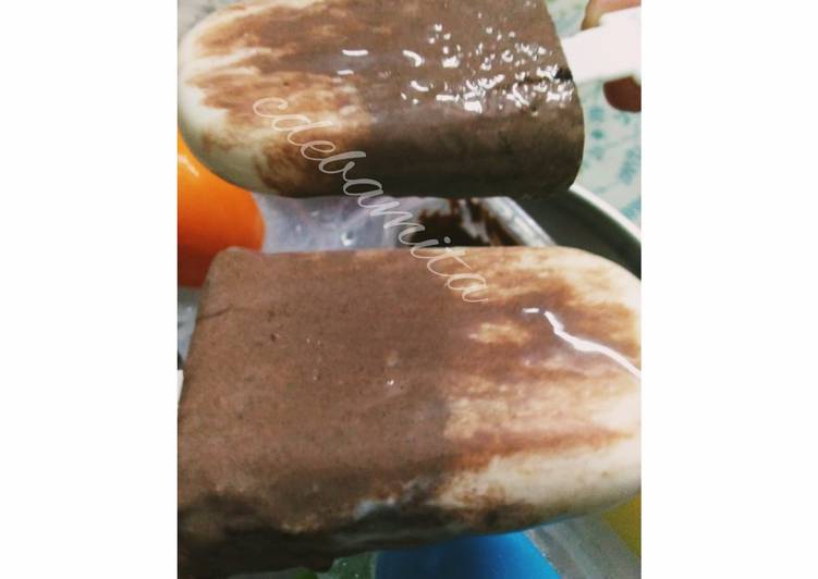 Recipe of Homemade Two in One ice cream bar