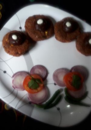 A picture of Rajma tikkies /kabab.