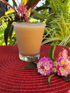 Una foto de Smoothie banana-durazno