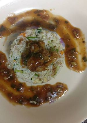 A picture of Vegetable fried rice.