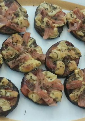 Una foto de Tapas de Berenjena a la Italiana... Súper fácil