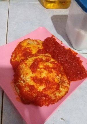 Foto resep Telor ceplok sambal balado