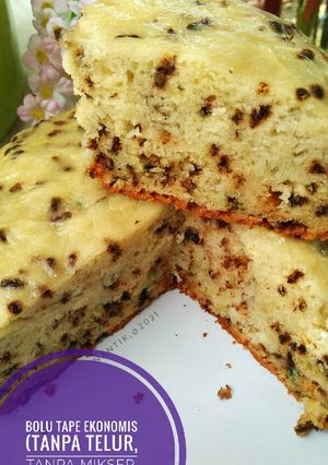 Foto resep Bolu tape panci ekonomis (tanpa telur,tanpa mikser, tanpa oven)