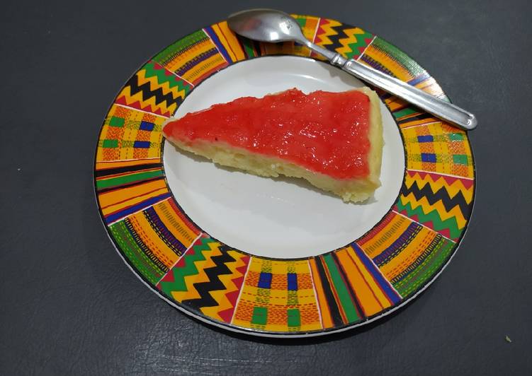 Strawberry cheese cake (no oven)