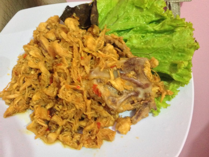 Resep Ayam suwir pedas manis yang Sempurna