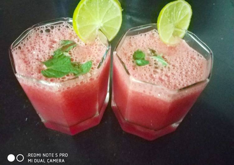 Easiest Way to Make Homemade Watermelon juice