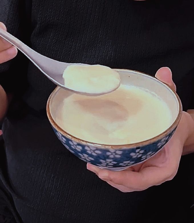 Hình của món Sữa gừng đông.