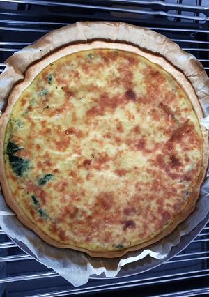Une photo de Quiche Epinard/Saumon