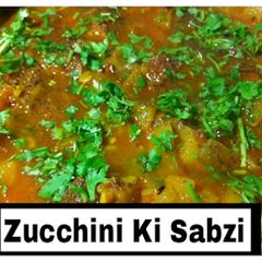 Zucchini Sabzi A picture of Zucchini Sabzi.