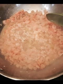 Una foto de Camarones al Limón y vegetales#semana santa