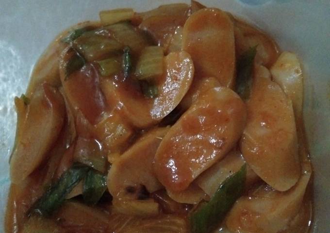 43. Sosis Asam Manis