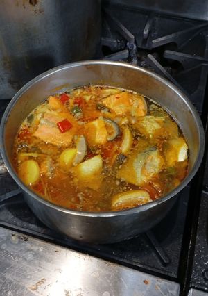 Foto resep Salmon Asam Pedas