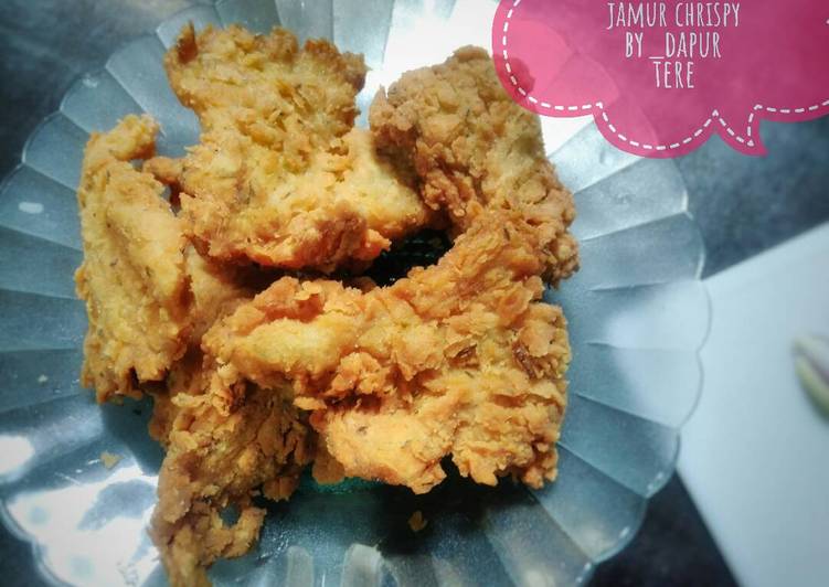 Cara Gampang Membuat Jamur crispy simple kriuk-kriuk yang Menggugah Selera