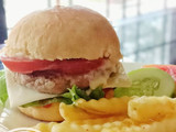 Beef burger / patty homemade