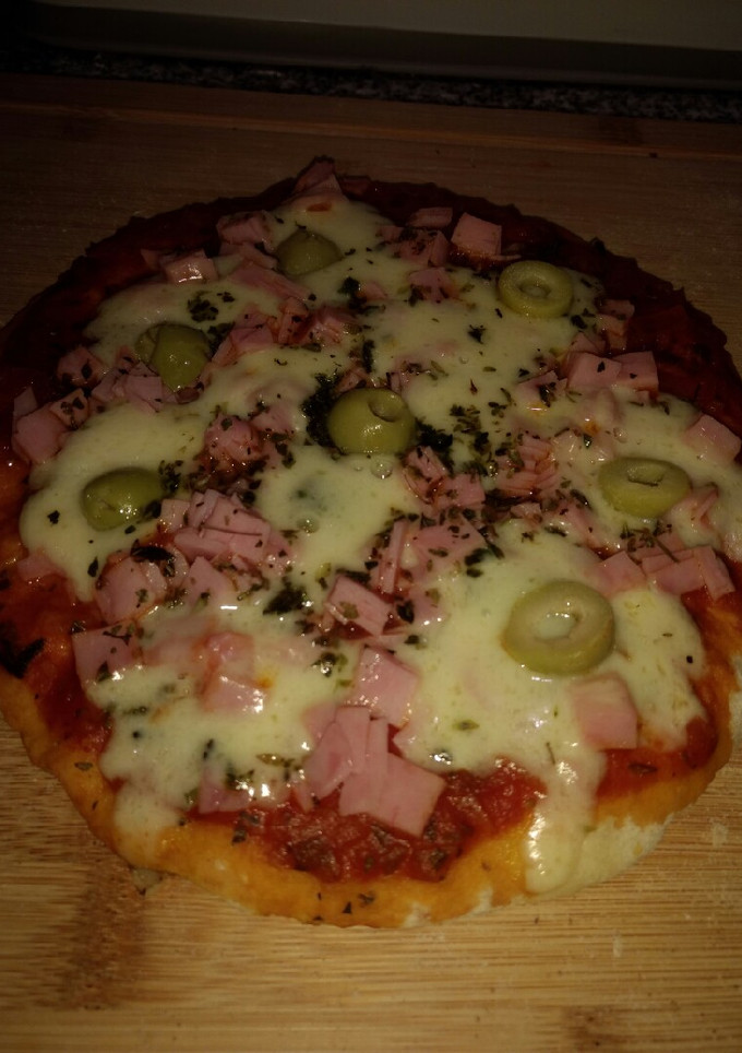 Una foto de Pizza de Verano en sartén!